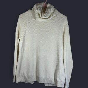 🧶 Madewell Cream Turtleneck Sweater (Size Small)